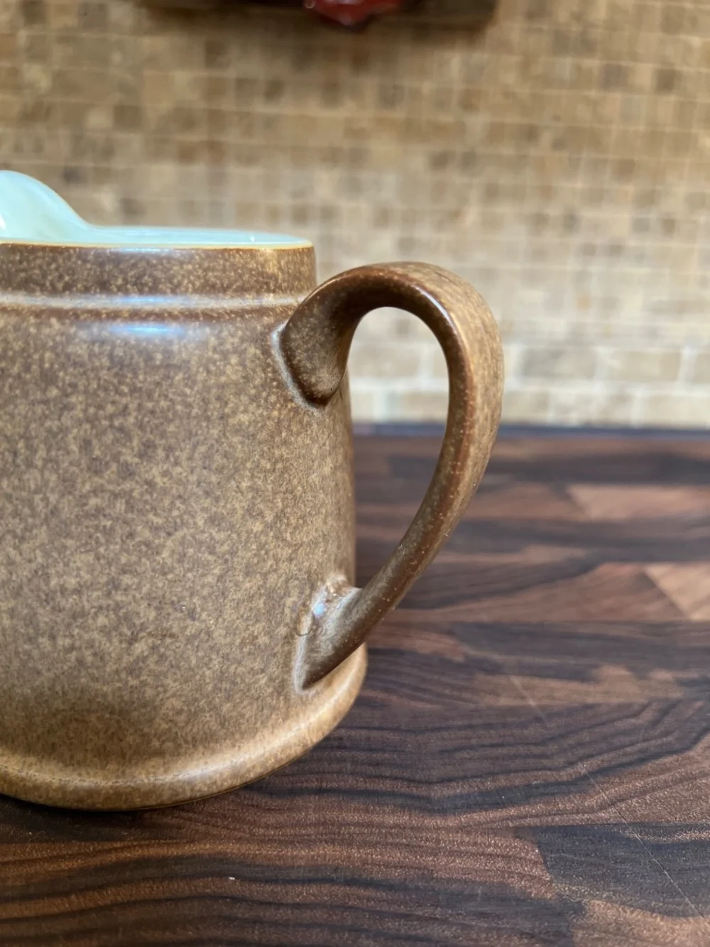 Vintage Denby Langley Energy Stoneware Creamer Jug in Cinnamon